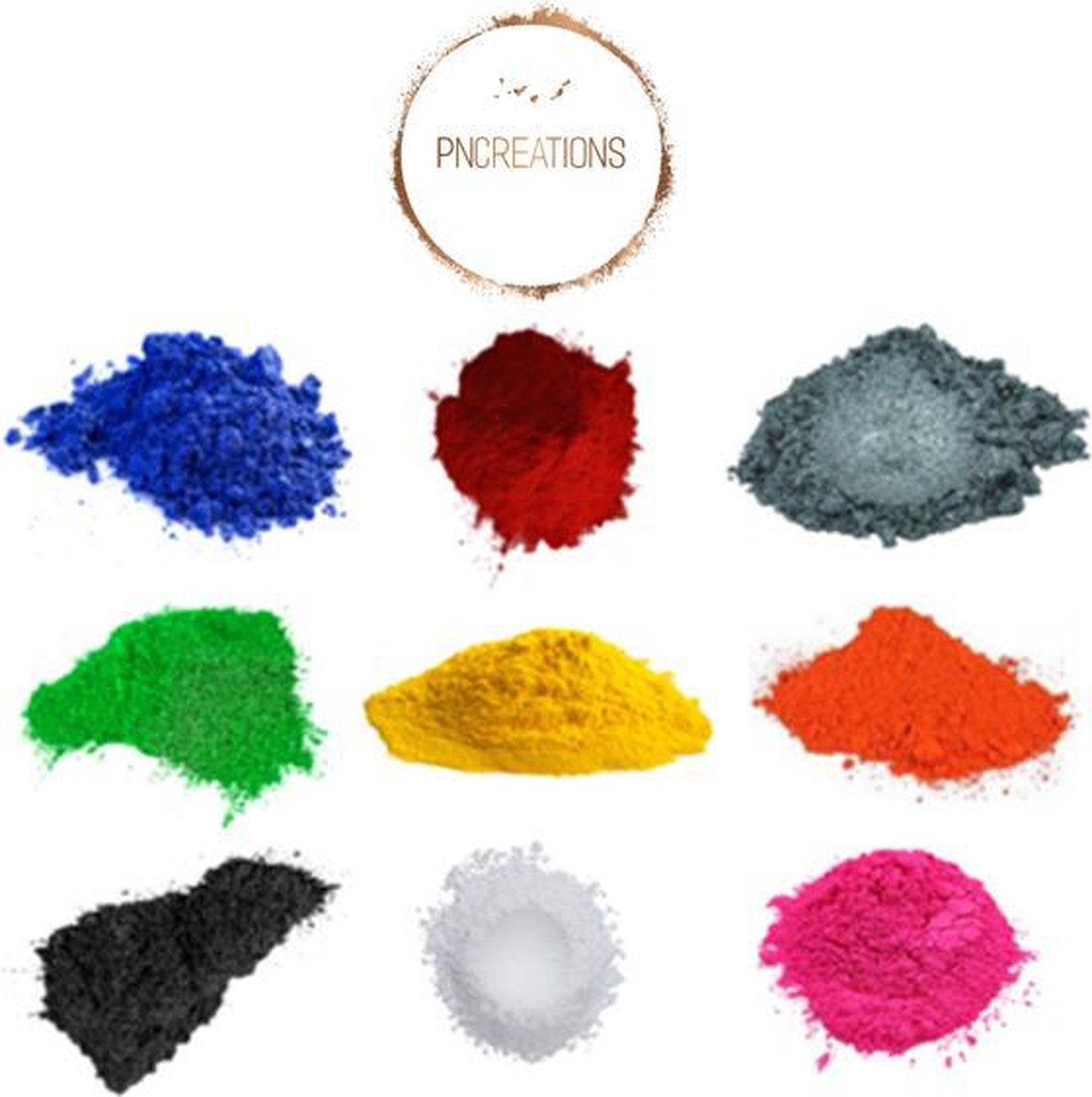 PNCreations Pigmentpoeder | Kleurpoeder | 9 Kleuren | Epoxy | Zeep Maken | Giethars | Hars | Verf Mixen | Verf